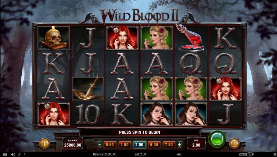 Wild Blood 2 slot mobile