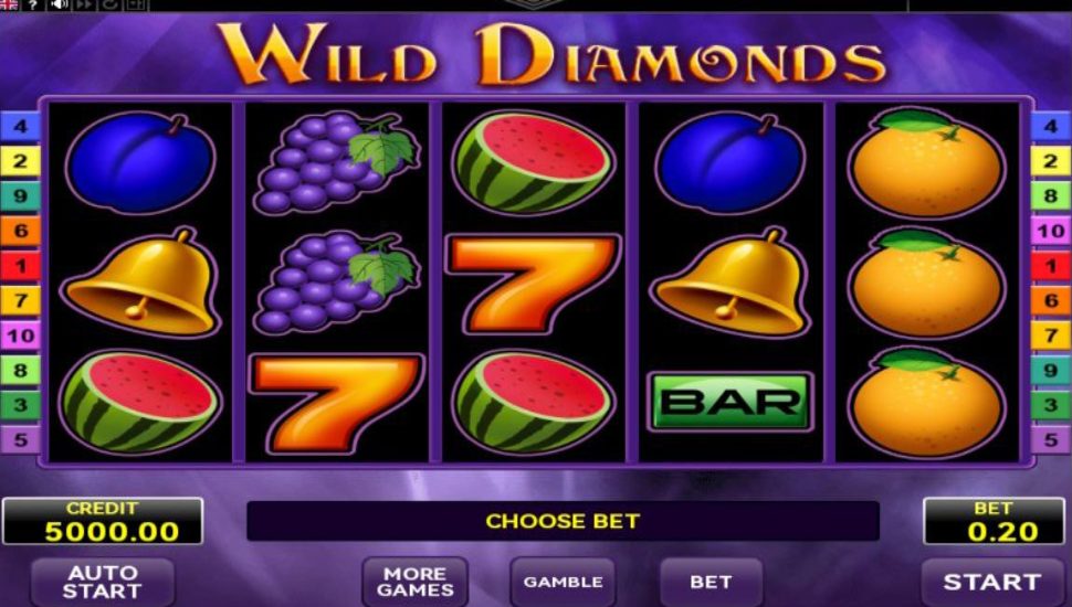 Wild Diamonds slot mobile