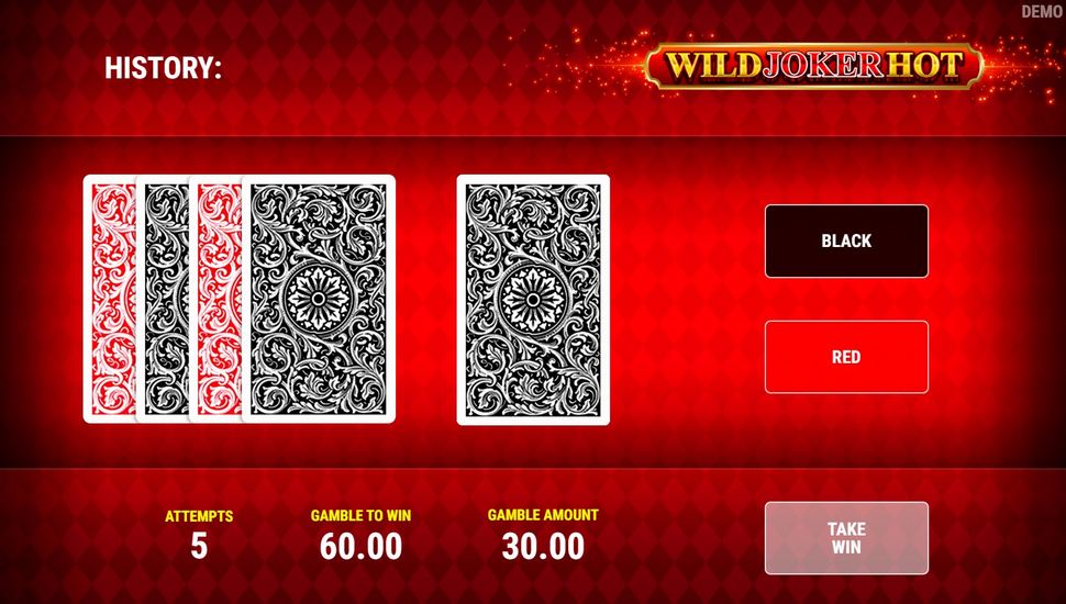 Wild Joker Hot Slot - Gamble Feature