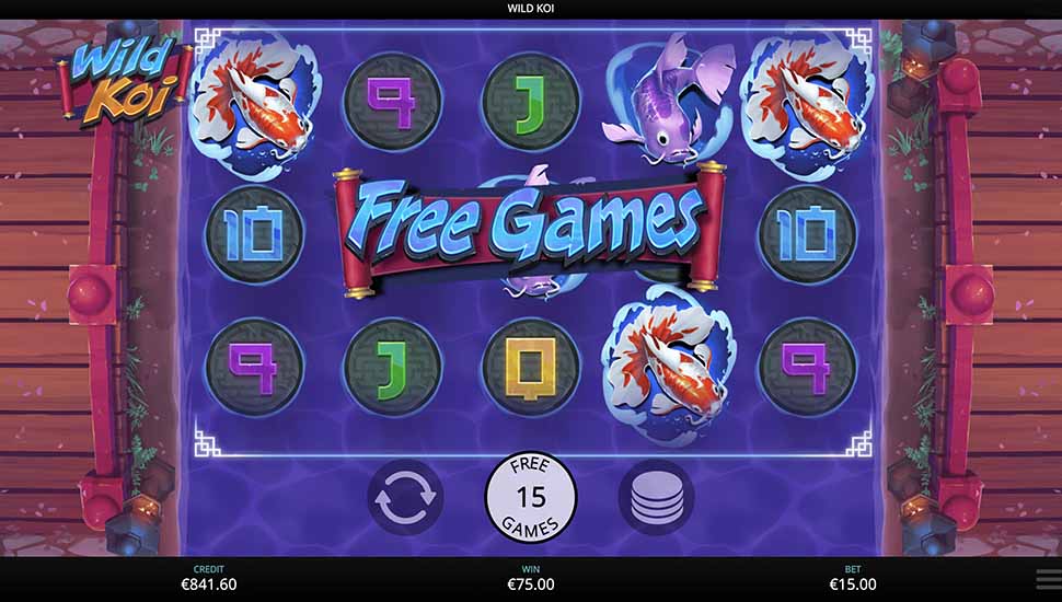 Wild Koi slot free spins