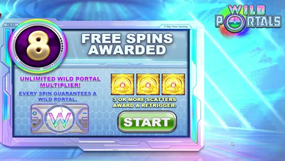 Wild portals megaways - Free spins
