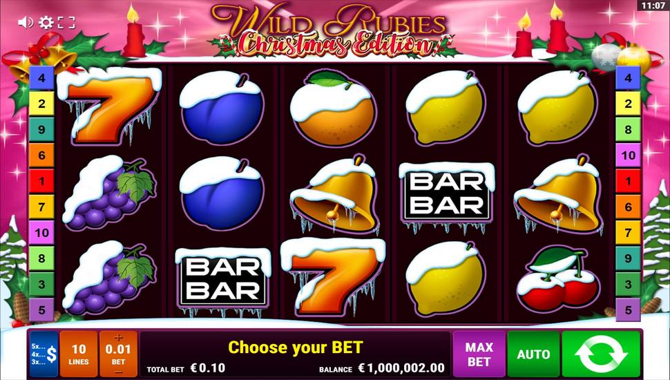 Wild Rubies Christmas Edition Slot - Review, Free & Demo Play preview