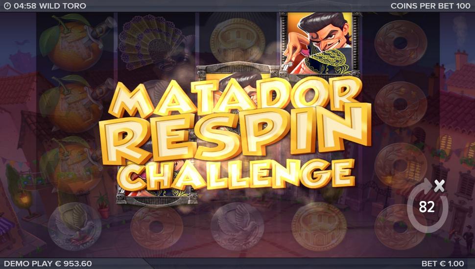 Wild Toro Slot - Matador Respin Challenge