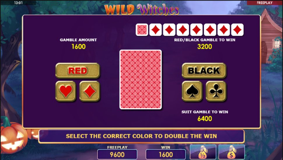 Wild Witches slot - risk game