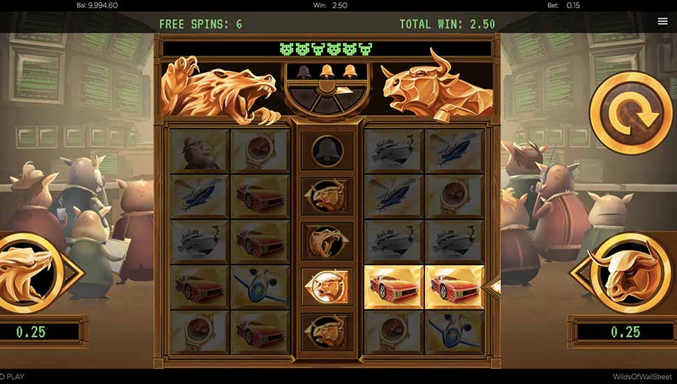Wilds of Wall Street slot free spins