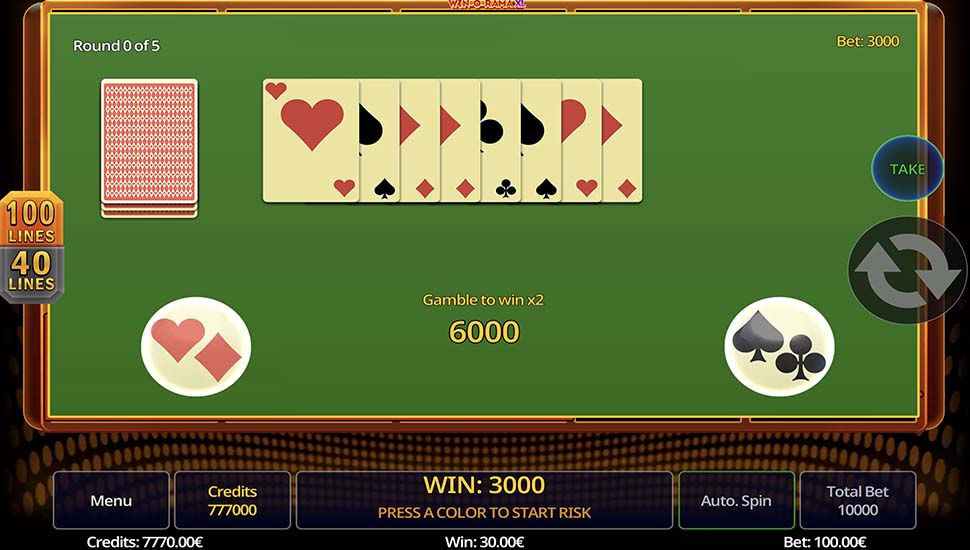 Win-O-Rama XL slot gamble