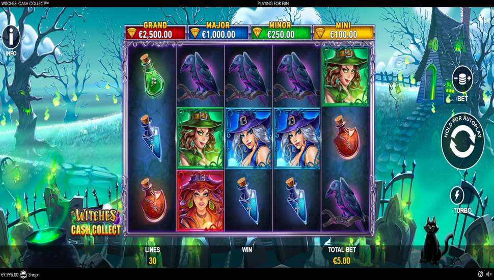 witches cash collect slot