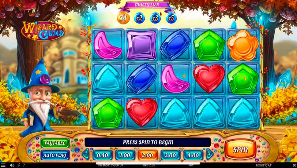 Wizard of gems slot mobile