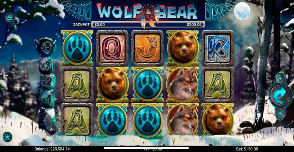 Wolf and Bear slot mobile