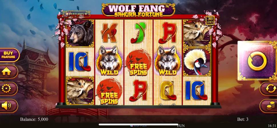Wolf Fang Sakura Fortune slot mobile