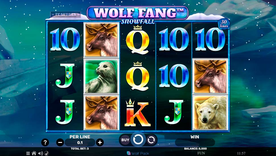 Wolf Fang Snowfall Slot - Review, Free & Demo Play