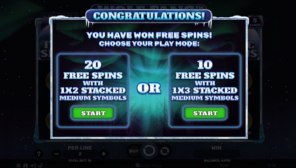 Wolf Fang The Polar Lights Slot - Free Spins