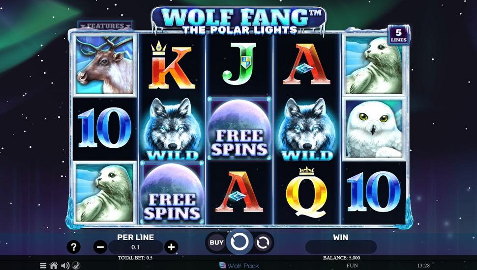 Wolf Fang The Polar Lights Slot - Review, Free & Demo Play preview