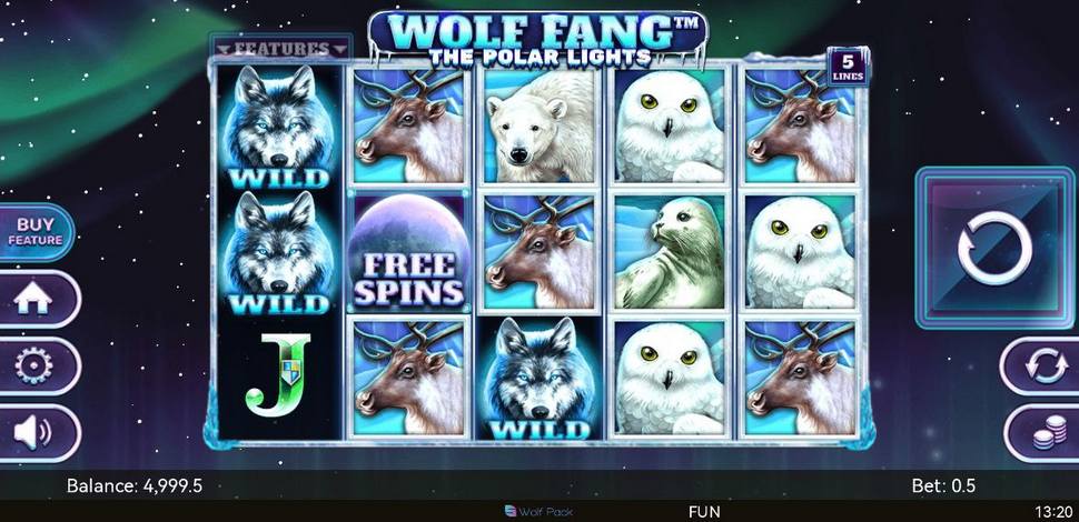 Wolf Fang The Polar Lights Slot Mobile