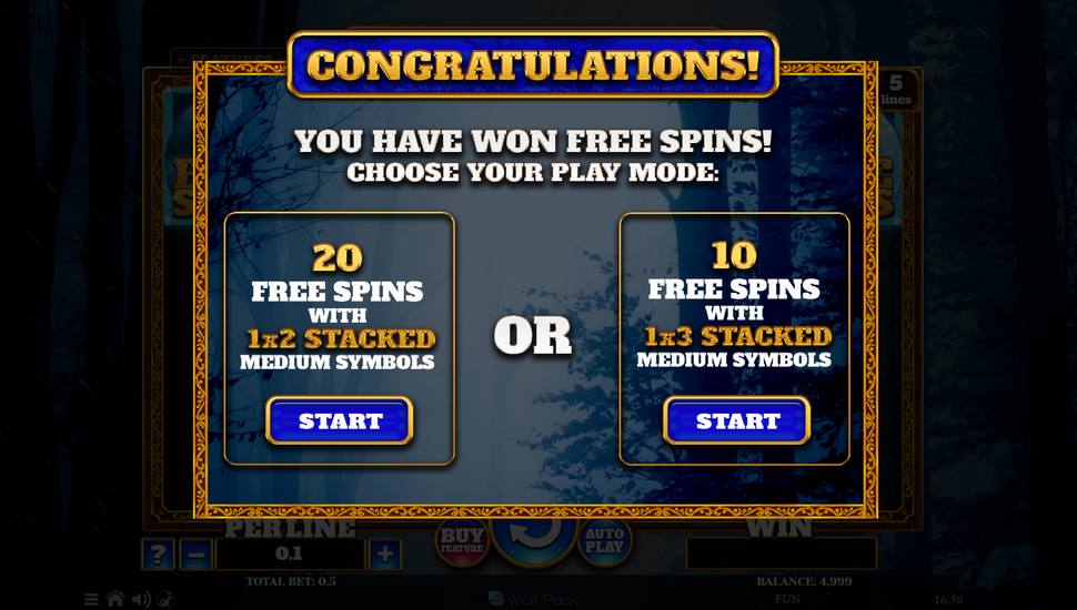 Wolf Fang Winter Storm Slot - Free Spins
