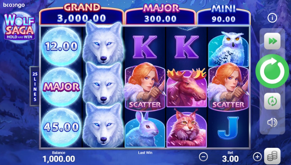 Wolf Saga Hold and Win - Slot