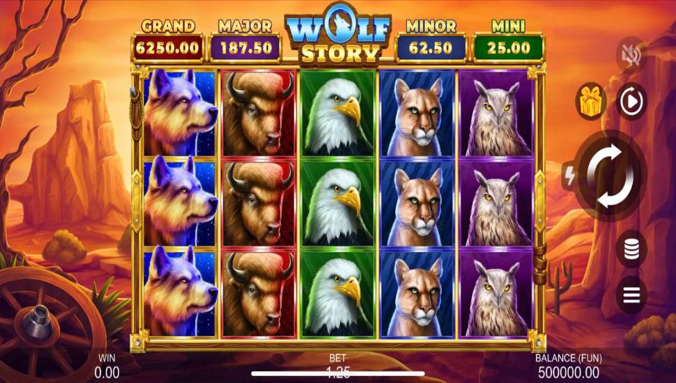 Wolf Story slot mobile