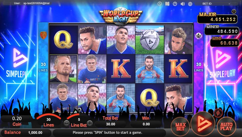 World Cup Night Slot Review Free Play 4491