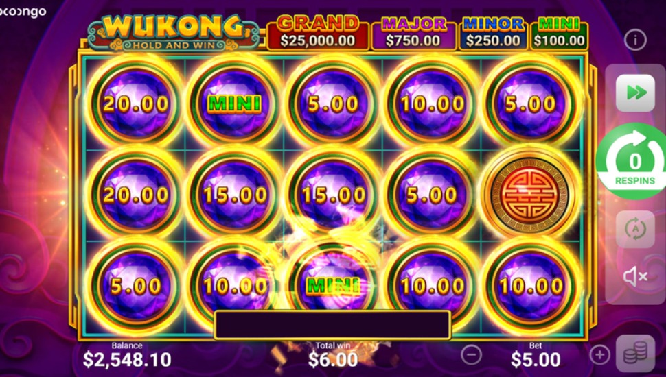 Wukong Hold and Win - Bonus Features