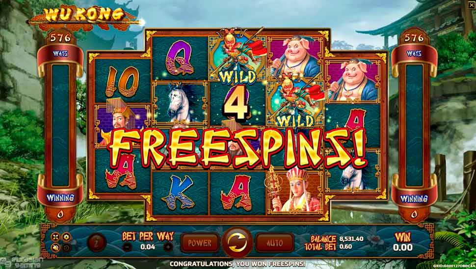 Wukong slot - Free Spins