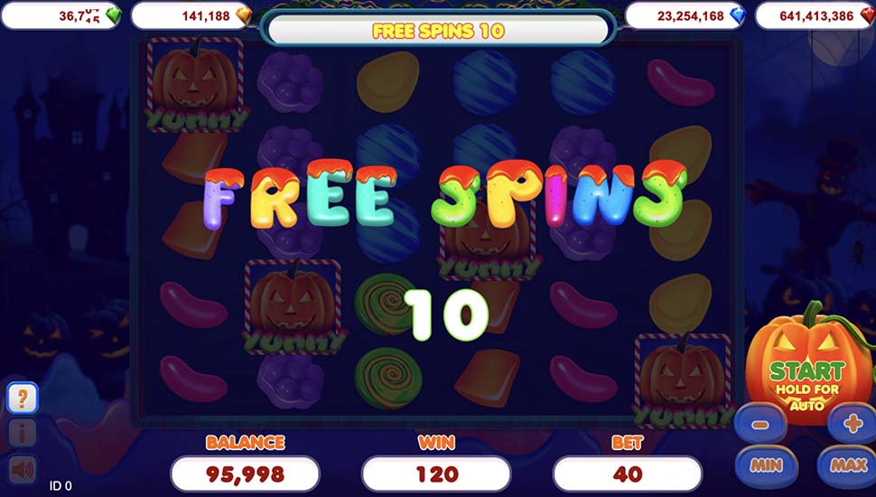 Yummy Trick or Treat slot free spins