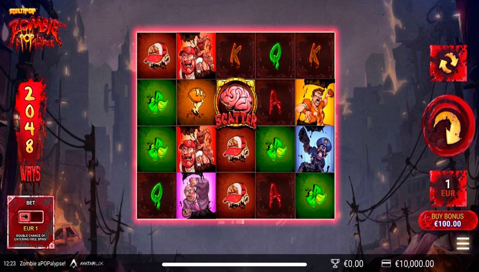 Zombie apopalypse multipop slot mobile