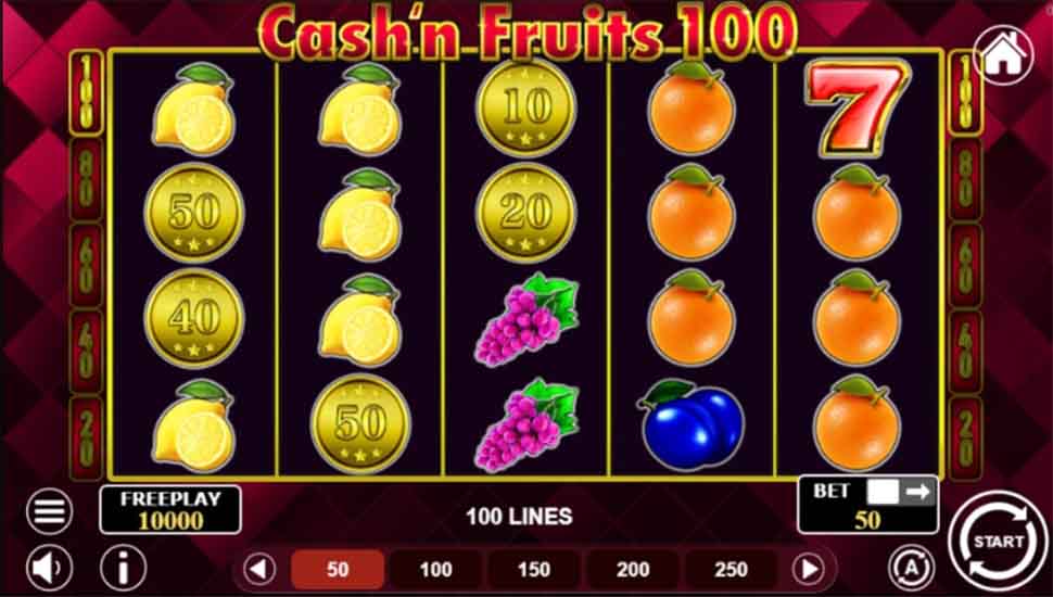 Cash & Fruits 100 slot