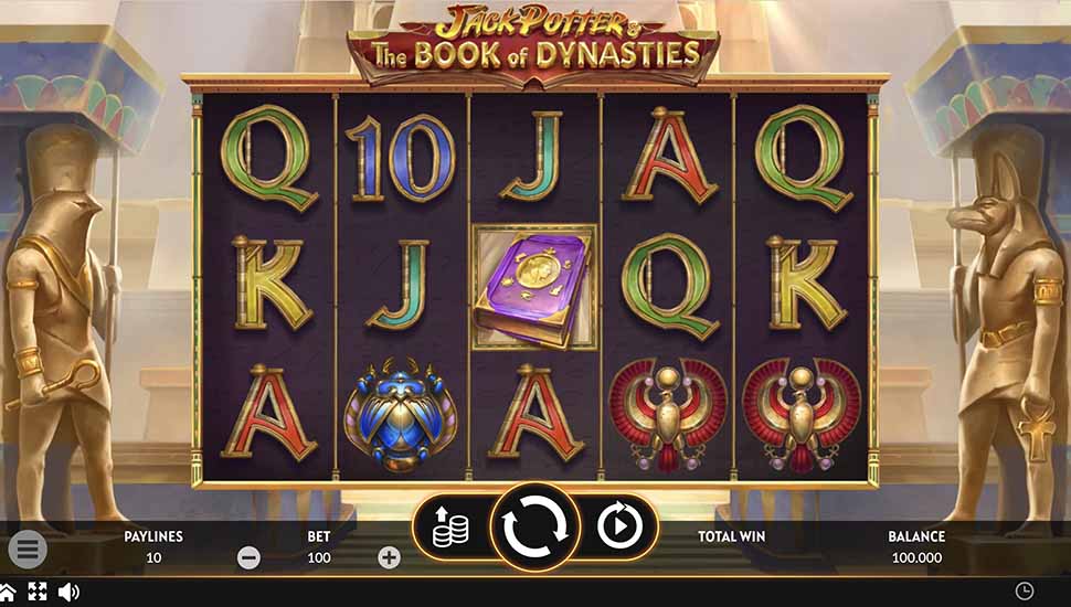 Jack Potter and The Book of Dynasties slot