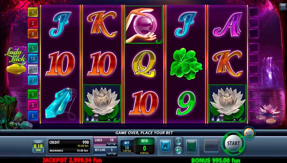 Lady Luck Charm of Fortune slot