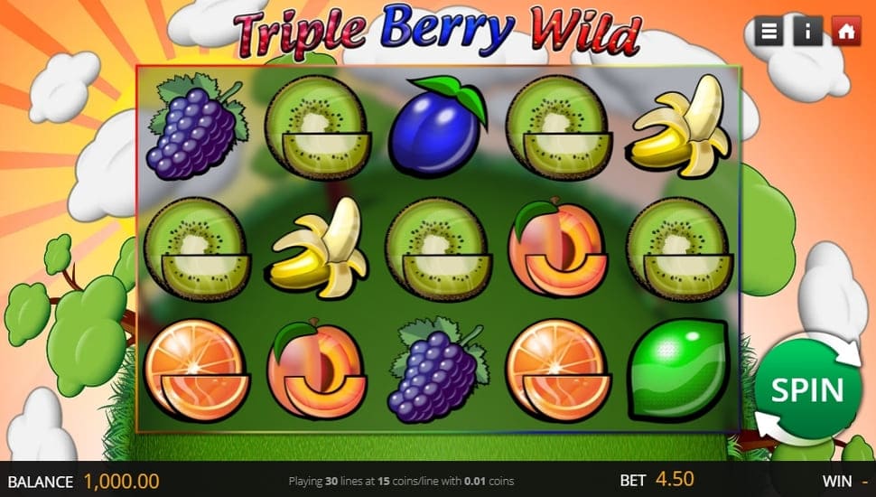 Triple Berry Wild slot gameplay