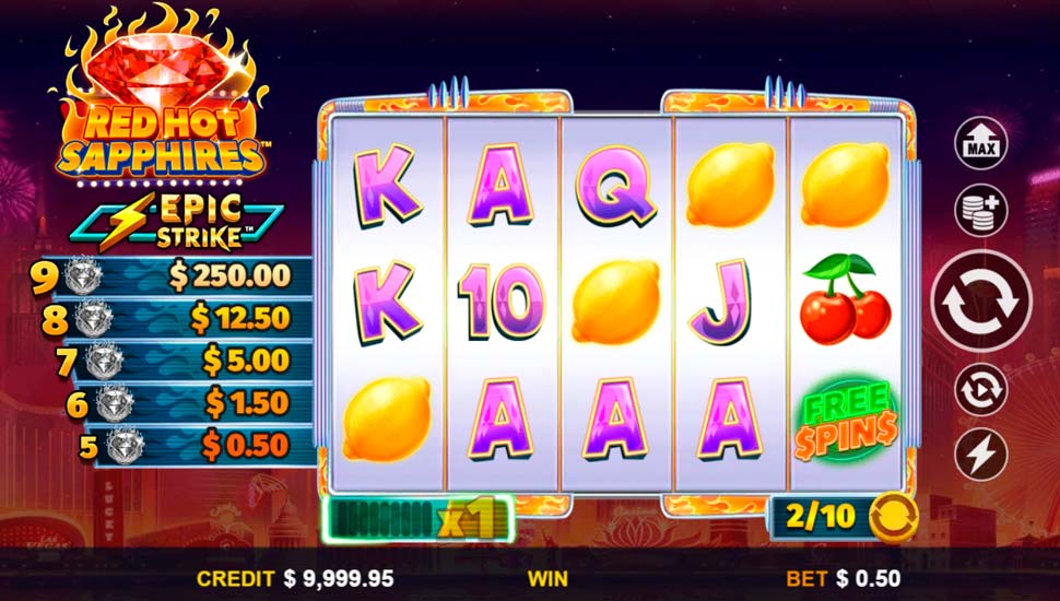Red Hot Sapphires slot