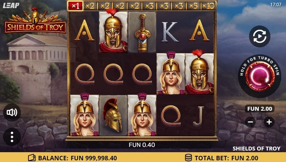 Shields of troy slot
