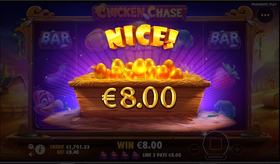 Chicken Chase, jogue online no PokerStars Casino